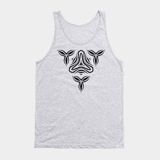 Petal Fractal Pattern Design Tank Top